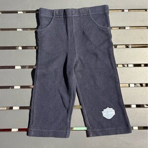 Vintage Harley Davidson Navy Blue Ribbed Pants